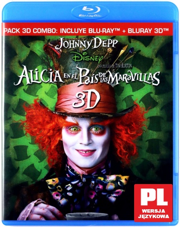 Alicja w Krainie Czarów (Disney) [Blu-Ray 3D]+[Blu-Ray]