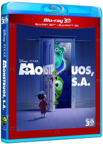 Monsters, Inc. (Potwory i spółka) (Disney) [Blu-Ray 3D]+[Blu-Ray]