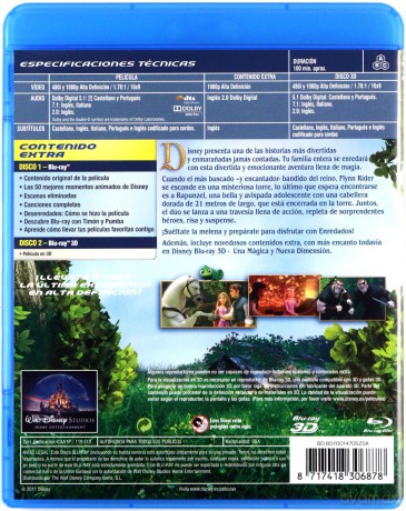 Tangled (Zaplątani) (Disney) [Blu-Ray 3D]+[Blu-Ray]