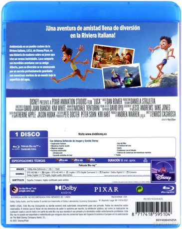 Luca (Disney) [Blu-Ray]