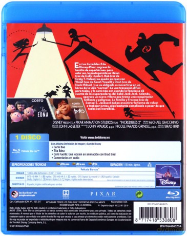 Incredibles 2 (Iniemamocni 2) (Disney) [Blu-Ray]