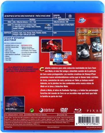 Mater's Tall Tales (Bujdy na resorach) (Disney) [Blu-Ray]