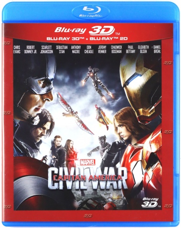 Captain America: Civil War (Kapitan Ameryka: Wojna Bohaterów) [Blu-Ray 3D]+[Blu-Ray]