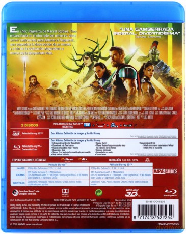 Thor Ragnarok [Blu-Ray 3D]+[Blu-Ray]