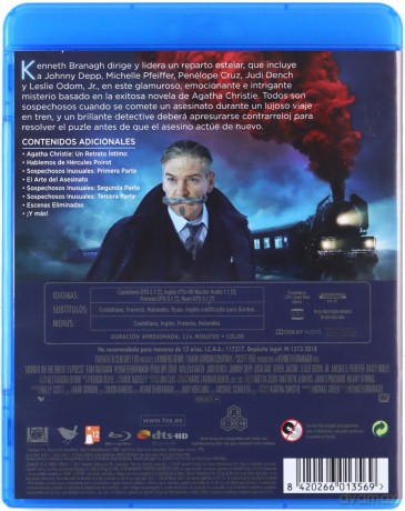 Murder on the Orient Express (Morderstwo w Orient Expressie) [Blu-Ray]