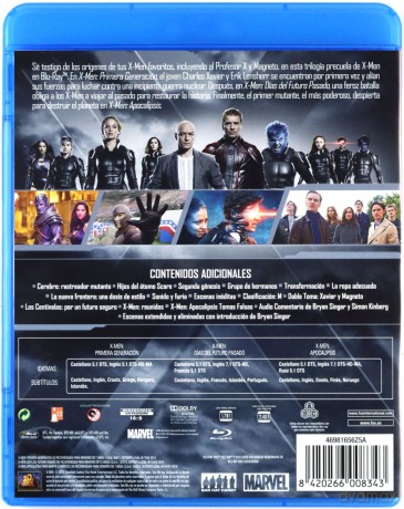 X-Men Prequel Trilogy [3xBlu-Ray]