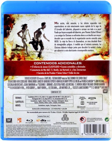 Maze Runner: The Scorch Trials (Więzień labiryntu: Próby ognia) [Blu-Ray]