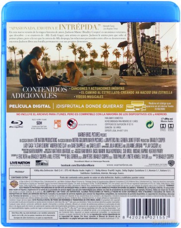 A Star Is Born (Narodziny gwiazdy) [Blu-Ray]