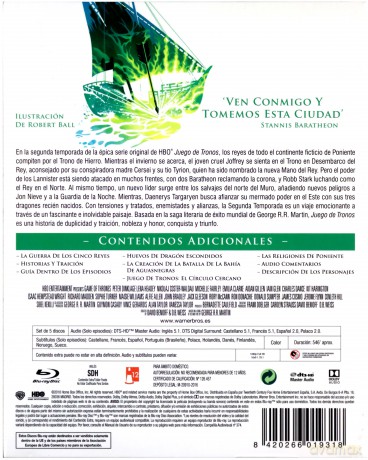 Gra o tron Sezon 2 [5xBlu-Ray]
