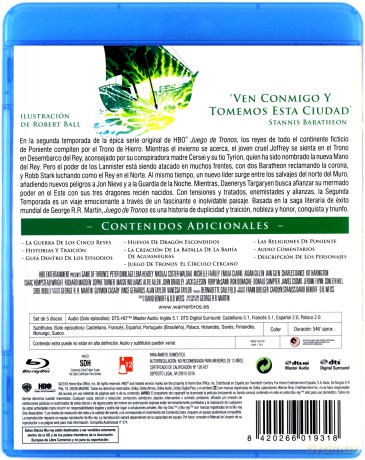 Gra o tron Sezon 2 [5xBlu-Ray]