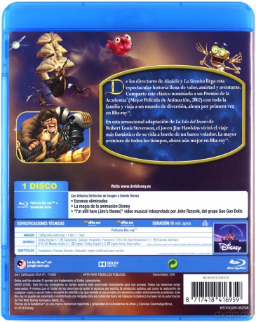 Treasure Planet (Planeta skarbów) (Disney) [Blu-Ray]