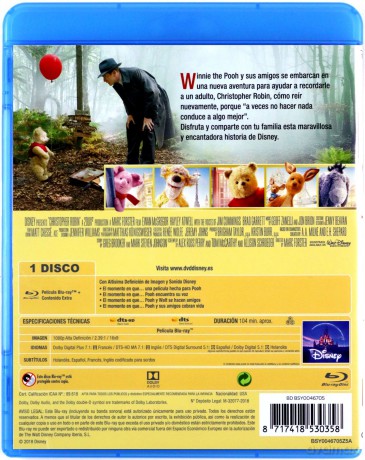 Christopher Robin (Krzysiu, gdzie jesteś?) [Blu-Ray]