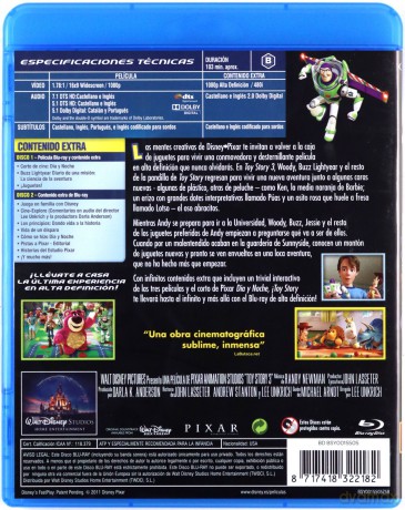 Toy Story 3 (Disney) [2xBlu-Ray]