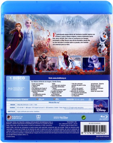 Frozen II (Kraina lodu 2) [Blu-Ray]