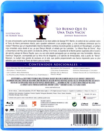 Gra o tron Sezon 4 [4xBlu-Ray]