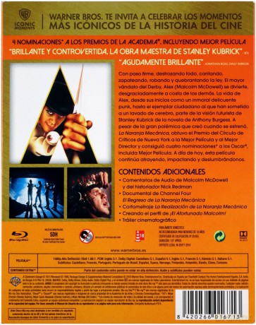 A Clockwork Orange (Mechaniczna pomarańcza) [Blu-Ray]