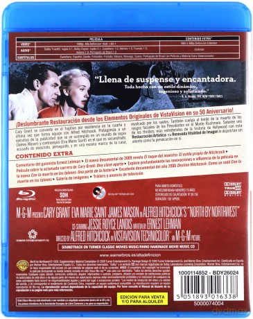 North by Northwest (Północ - północny zachód) [Blu-Ray]