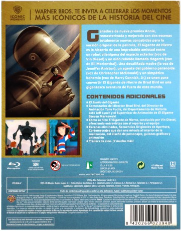 The Iron Giant (Stalowy gigant) [Blu-Ray]