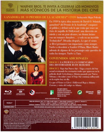 Gone with the Wind (Przeminęło z wiatrem) [2xBlu-Ray]