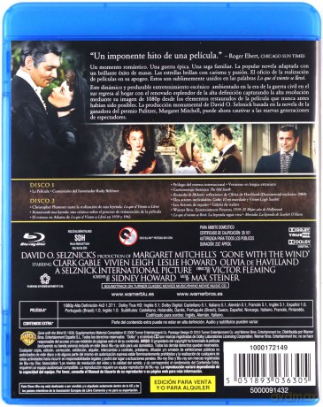 Gone with the Wind (Przeminęło z wiatrem) [2xBlu-Ray]