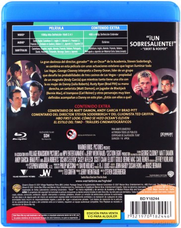 Ocean's Eleven (Ocean's Eleven: Ryzykowna gra) [Blu-Ray]