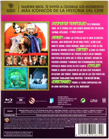 Mars Attacks! (Marsjanie atakują!) [Blu-Ray]