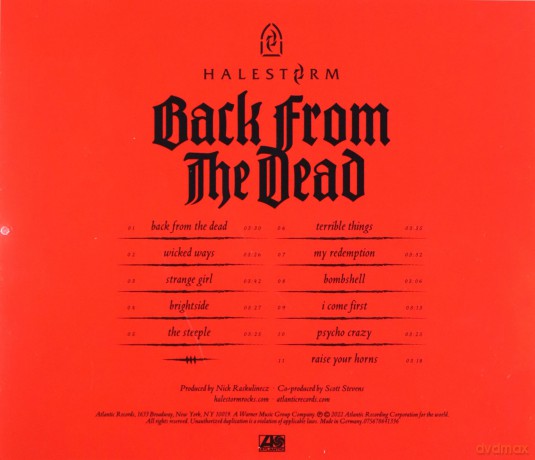Halestorm: Back From The Dead [CD]