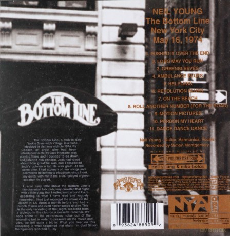 Neil Young: Citizen Kane Jr. Blues (Live At The Bottom Line) [CD]