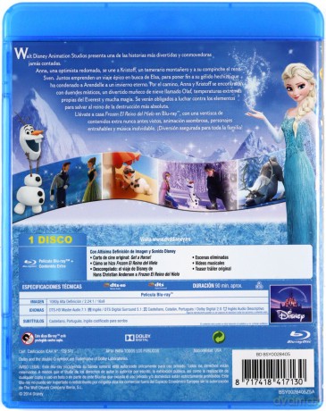 Frozen (Kraina lodu) (Disney) [Blu-Ray]