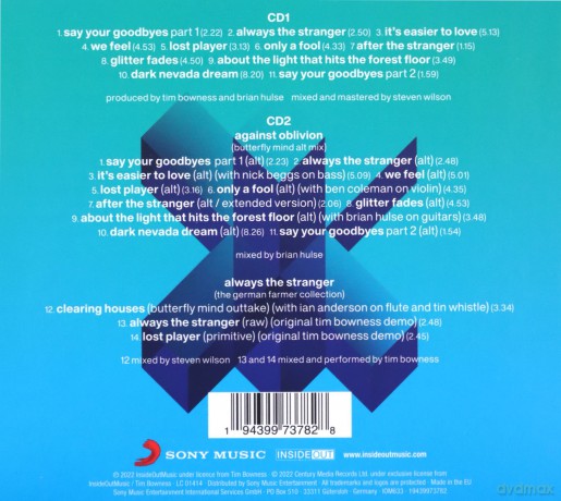 Tim Bowness: Butterfly Mind [2CD]