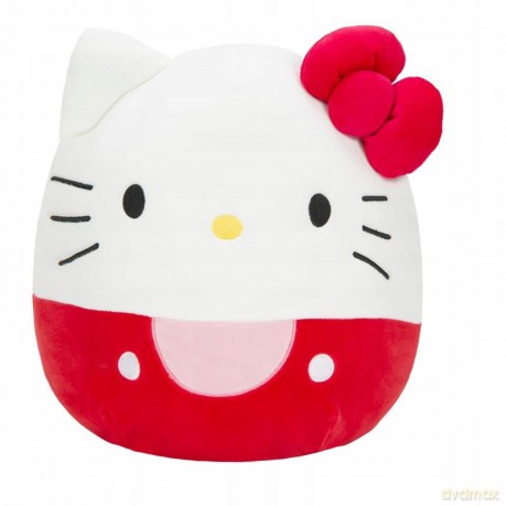 SQUISHMALLOWS Czerwona Hello Kitty, Pluszak, 19cm