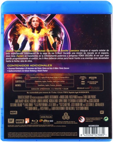 Dark Phoenix (X-Men: Mroczna Phoenix) [Blu-Ray]