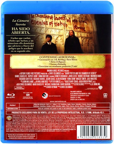 Harry Potter and the Chamber of Secrets (Harry Potter i Komnata Tajemnic) [Blu-Ray]