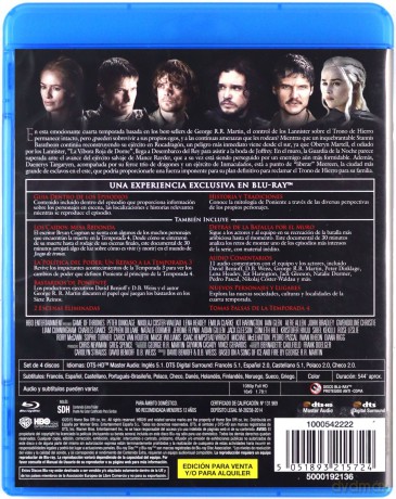 Gra o Tron Sezon 4 [4xBlu-Ray]