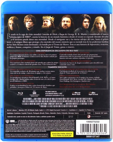 Gra o tron Sezon 1 [5xBlu-Ray]