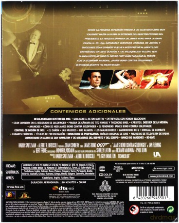 007 James Bond Goldfinger [Blu-Ray]