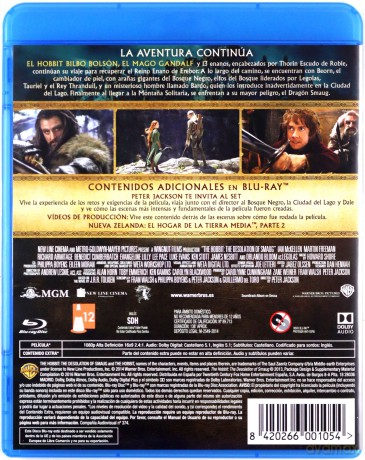 The Hobbit: The Desolation of Smaug (Hobbit: Pustkowie Smauga) [Blu-Ray]