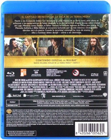 The Hobbit: The Battle of the Five Armies (Hobbit: Bitwa Pięciu Armii) [Blu-Ray]