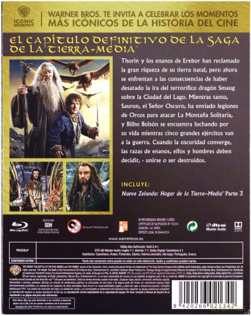 The Hobbit: The Battle of the Five Armies (Hobbit: Bitwa Pięciu Armii) [Blu-Ray]