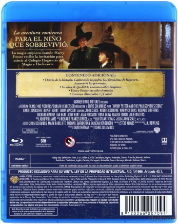 Harry Potter and the Sorcerer's Stone (Harry Potter i Kamień Filozoficzny) [Blu-Ray]
