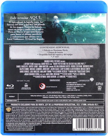 Harry Potter and the Deathly Hallows: Part 2 (Harry Potter i Insygnia Śmierci: Część II) [Blu-Ray]