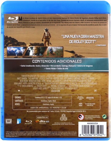The Martian (Marsjanin) [Blu-Ray]