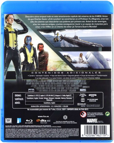 X: First Class (X-Men: Pierwsza klasa) [Blu-Ray]