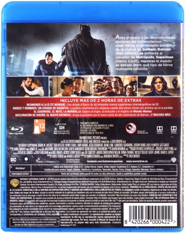 Batman v Superman: Dawn of Justice (Batman kontra Superman: Świt sprawiedliwości) [Blu-Ray]