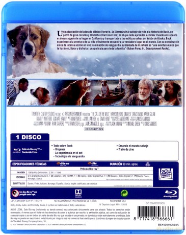 The Call of the Wild (Zew krwi) [Blu-Ray]