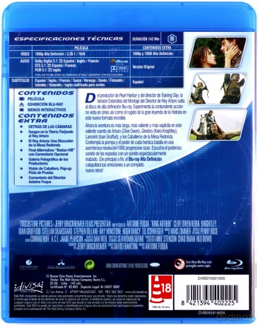 King Arthur (Król Artur) [Blu-Ray]