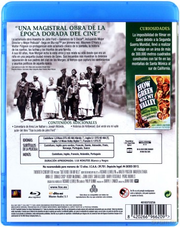 How Green Was My Valley (Zielona dolina) [Blu-Ray]