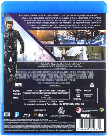 X-Men: The Last Stand (X-Men: Ostatni bastion) [Blu-Ray]
