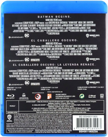 The Dark Knight Trilogy (Mroczny Rycerz Trylogia) [3xBlu-Ray]