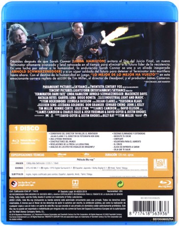 Terminator: Dark Fate (Terminator: Mroczne przeznaczenie) [Blu-Ray]